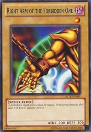 Right Arm of the Forbidden One (Blue) (DL11-EN004) - Duelist League Promo Unlimited Duelist League Promo Yugioh Single Squirtle Squad Card Shop.