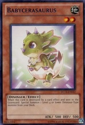 Babycerasaurus (Blue) (DL13-EN012) - Duelist League Promo Unlimited Duelist League Promo Yugioh Single Squirtle Squad Card Shop.