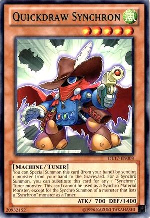 Quickdraw Synchron (Green) (DL17-EN008) - Duelist League Promo Unlimited Duelist League Promo Yugioh Single Squirtle Squad Card Shop.