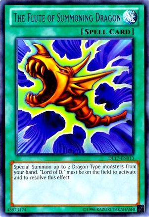 The Flute of Summoning Dragon (Blue) (DL17-EN013) - Duelist League Promo Unlimited Duelist League Promo Yugioh Single Squirtle Squad Card Shop.