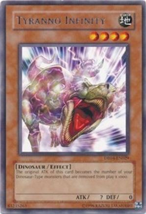 Tyranno Infinity (DR04-EN029) - Dark Revelation Volume 4 Unlimited Dark Revelation Volume 4 Yugioh Single Squirtle Squad Card Shop.