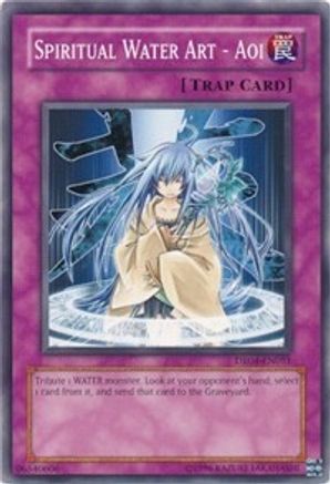 Spiritual Water Art - Aoi (DR04-EN051) - Dark Revelation Volume 4 Unlimited Dark Revelation Volume 4 Yugioh Single Squirtle Squad Card Shop.