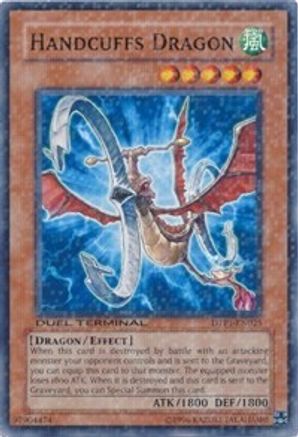 Handcuffs Dragon (DTP1-EN025) - Duel Terminal - Preview Limited Duel Terminal - Preview Yugioh Single Squirtle Squad Card Shop.