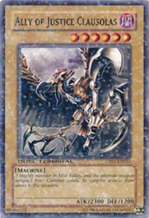 Ally of Justice Clausolas (DT01-EN023) - Duel Terminal 1 Limited Duel Terminal 1 Yugioh Single Squirtle Squad Card Shop.