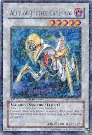 Ally of Justice Catastor (DT01-EN035) - Duel Terminal 1 Limited Duel Terminal 1 Yugioh Single Squirtle Squad Card Shop.