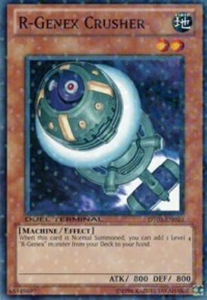 R-Genex Crusher (DT03-EN023) - Duel Terminal 3 Limited Duel Terminal 3 Yugioh Single Squirtle Squad Card Shop.
