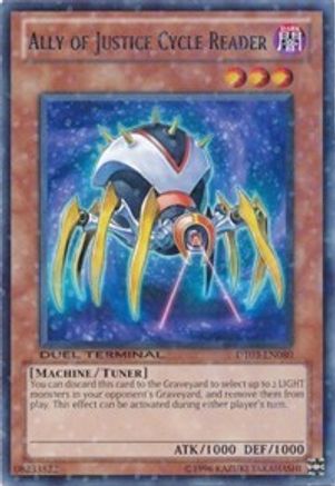 Ally of Justice Cycle Reader (DT03-EN080) - Duel Terminal 3 Limited Duel Terminal 3 Yugioh Single Squirtle Squad Card Shop.