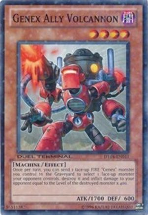 Genex Ally Volcannon (DT04-EN014) - Duel Terminal 4 Limited Duel Terminal 4 Yugioh Single Squirtle Squad Card Shop.
