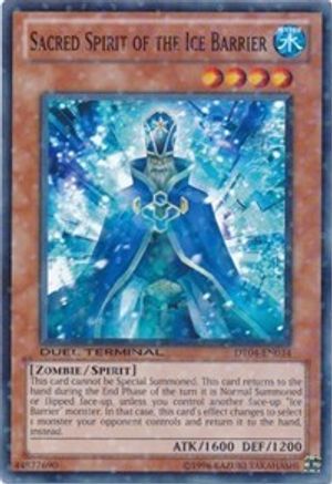 Sacred Spirit of the Ice Barrier (DT04-EN034) - Duel Terminal 4 Limited Duel Terminal 4 Yugioh Single Squirtle Squad Card Shop.