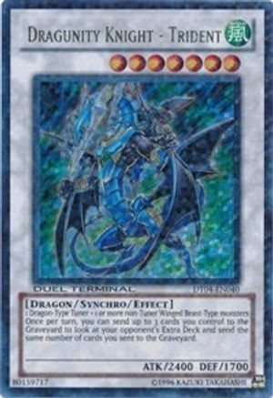 Dragunity Knight - Trident (DT04-EN040) - Duel Terminal 4 Limited Duel Terminal 4 Yugioh Single Squirtle Squad Card Shop.