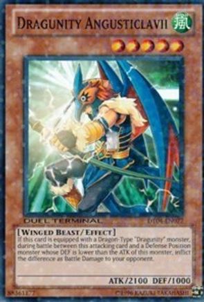 Dragunity Angusticlavii (DT04-EN077) - Duel Terminal 4 Limited Duel Terminal 4 Yugioh Single Squirtle Squad Card Shop.