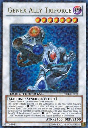 Genex Ally Triforce (DT04-EN089) - Duel Terminal 4 Limited Duel Terminal 4 Yugioh Single Squirtle Squad Card Shop.