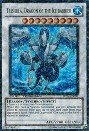 Trishula, Dragon of the Ice Barrier (DT04-EN092) - Duel Terminal 4 Limited Duel Terminal 4 Yugioh Single Squirtle Squad Card Shop.