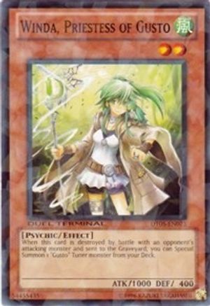 Winda, Priestess of Gusto (DT05-EN073) - Duel Terminal 5 Limited Duel Terminal 5 Yugioh Single Squirtle Squad Card Shop.