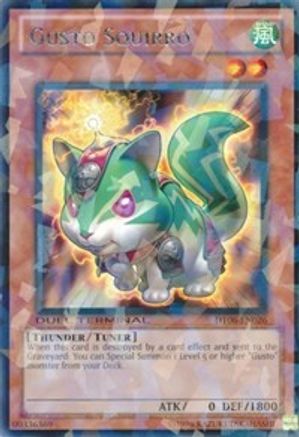 Gusto Squirro (DT06-EN026) - Duel Terminal 6 Limited Duel Terminal 6 Yugioh Single Squirtle Squad Card Shop.