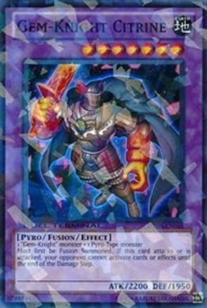 Gem-Knight Citrine (DT06-EN035) - Duel Terminal 6 Limited Duel Terminal 6 Yugioh Single Squirtle Squad Card Shop.