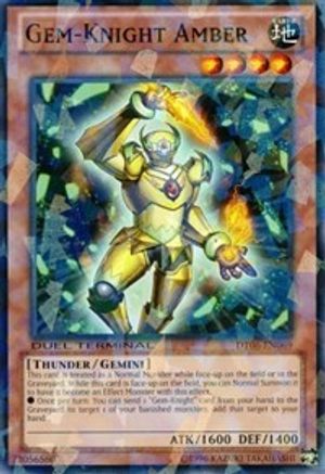 Gem-Knight Amber (DT06-EN069) - Duel Terminal 6 Limited Duel Terminal 6 Yugioh Single Squirtle Squad Card Shop.