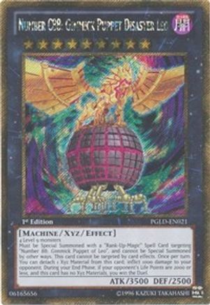 Number C88: Gimmick Puppet Disaster Leo (PGLD-EN021) - Premium Gold Unlimited Premium Gold Yugioh Single Squirtle Squad Card Shop.