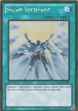 Solar Recharge (PGLD-EN046) - Premium Gold Unlimited Premium Gold Yugioh Single Squirtle Squad Card Shop.