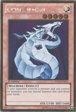 Cyber Dragon (PGLD-EN053) - Premium Gold 1st Edition Premium Gold Yugioh Single Squirtle Squad Card Shop.