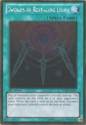 Swords of Revealing Light (PGLD-EN057) - Premium Gold 1st Edition Premium Gold Yugioh Single Squirtle Squad Card Shop.