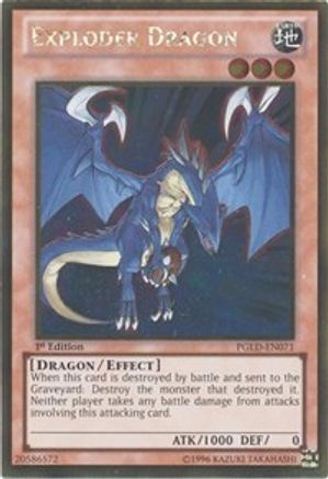 Exploder Dragon (PGLD-EN071) - Premium Gold Unlimited Premium Gold Yugioh Single Squirtle Squad Card Shop.