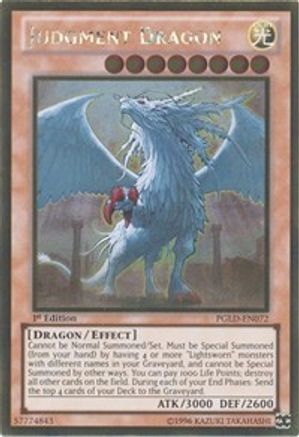Judgment Dragon (PGLD-EN072) - Premium Gold 1st Edition Premium Gold Yugioh Single Squirtle Squad Card Shop.