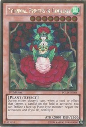 Tytannial, Princess of Camellias (PGLD-EN088) - Premium Gold 1st Edition Premium Gold Yugioh Single Squirtle Squad Card Shop.