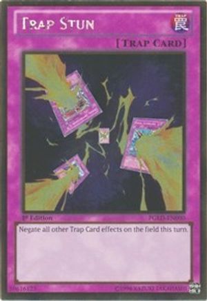 Trap Stun (PGLD-EN090) - Premium Gold Unlimited Premium Gold Yugioh Single Squirtle Squad Card Shop.