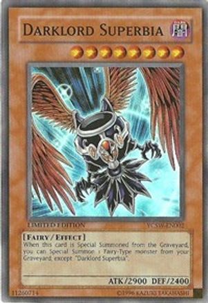 Darklord Superbia (YCSW-EN002) - Yu-Gi-Oh! Championship Series Prize Cards Limited Yu-Gi-Oh! Championship Series Prize Cards Yugioh Single Squirtle Squad Card Shop.