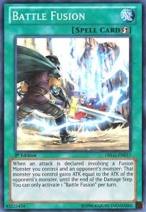 Battle Fusion (DRLG-EN017) - Dragons of Legend 1st Edition Dragons of Legend Yugioh Single Squirtle Squad Card Shop.