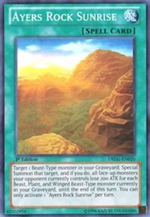 Ayers Rock Sunrise (DRLG-EN020) - Dragons of Legend 1st Edition Dragons of Legend Yugioh Single Squirtle Squad Card Shop.