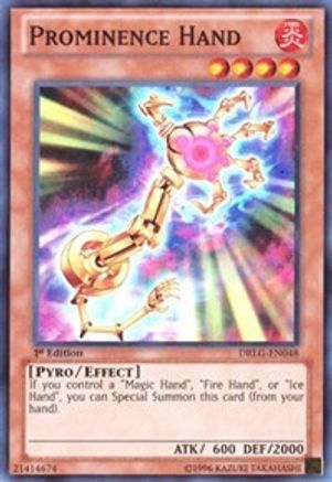 Prominence Hand (DRLG-EN048) - Dragons of Legend Unlimited Dragons of Legend Yugioh Single Squirtle Squad Card Shop.