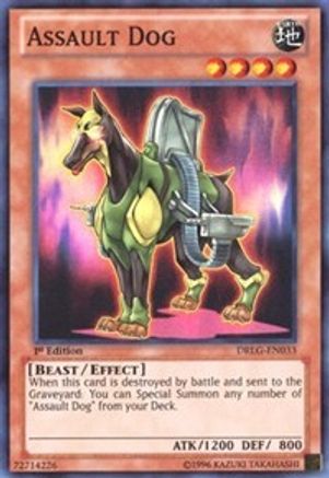Assault Dog (DRLG-EN033) - Dragons of Legend Unlimited Dragons of Legend Yugioh Single Squirtle Squad Card Shop.
