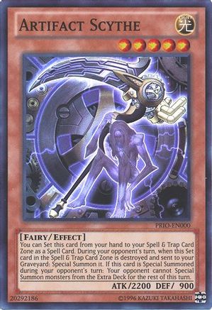 Artifact Scythe (PRIO-EN000) - Primal Origin 1st Edition Primal Origin Yugioh Single Squirtle Squad Card Shop.