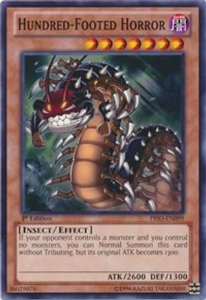 Hundred-Footed Horror (PRIO-EN099) - Primal Origin 1st Edition Primal Origin Yugioh Single Squirtle Squad Card Shop.