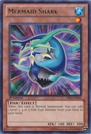 Mermaid Shark (PRIO-EN005) - Primal Origin 1st Edition Primal Origin Yugioh Single Squirtle Squad Card Shop.