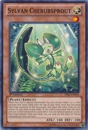 Sylvan Cherubsprout (PRIO-EN018) - Primal Origin 1st Edition Primal Origin Yugioh Single Squirtle Squad Card Shop.