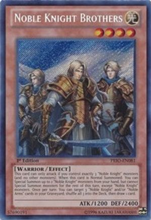 Noble Knight Brothers (PRIO-EN081) - Primal Origin Unlimited Primal Origin Yugioh Single Squirtle Squad Card Shop.