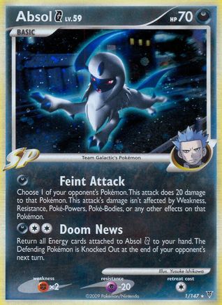 Absol G 1/147 Holo – Supreme Victors – English
