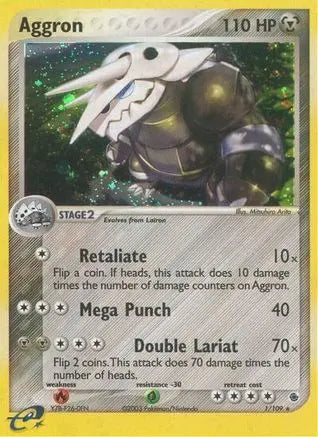 Aggron - Holofoil Ruby and Sapphire - Holo Rare