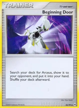 Beginning Door 082 - Reverse Holofoil Arceus - Uncommon Arceus Pokemon Single Squirtle Squad Card Shop.