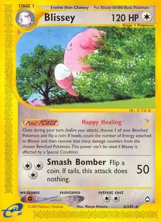 Blissey - Reverse Holofoil Aquapolis - Rare