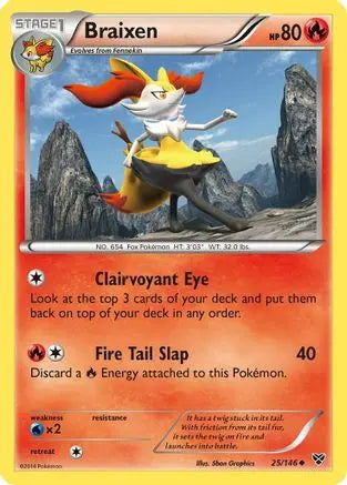 Braixen/146 - Reverse Holofoil XY Base Set - Uncommon
