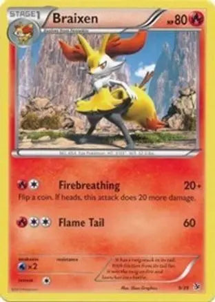 Braixen Kalos Starter Set - Common
