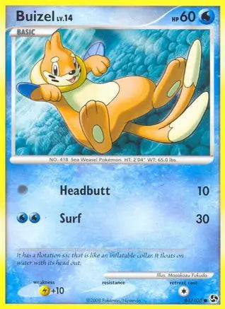 Buizel Great Encounters - Common