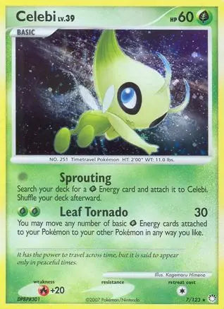 Celebi - Holofoil Mysterious Treasures - Holo Rare Mysterious Treasures Pokemon Single Squirtle Squad Card Shop.