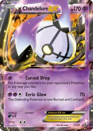 Chandelure EX - Holofoil Legendary Treasures - Ultra Rare