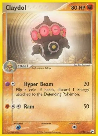 Claydol - 31/101/101 Hidden Legends - Uncommon