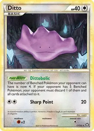 HeartGold & SoulSilver - Triumphant - Ditto 17/102